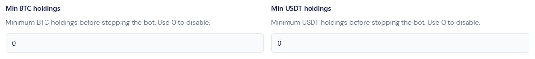 octobot market making starting bot budget stop conditions