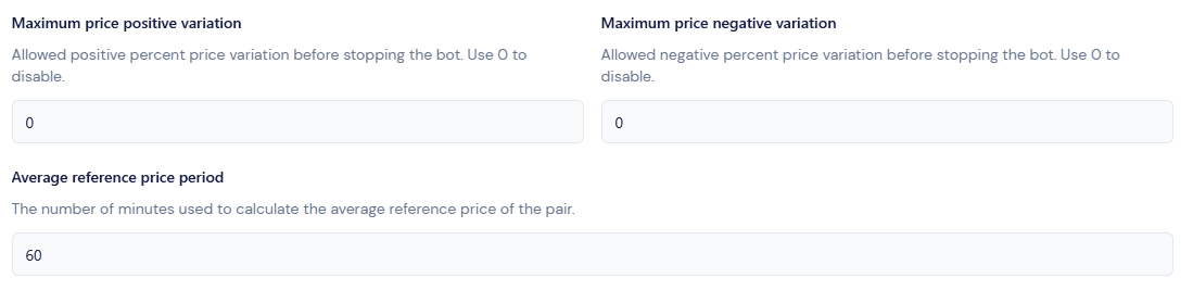 octobot market making starting bot volatility stop conditions